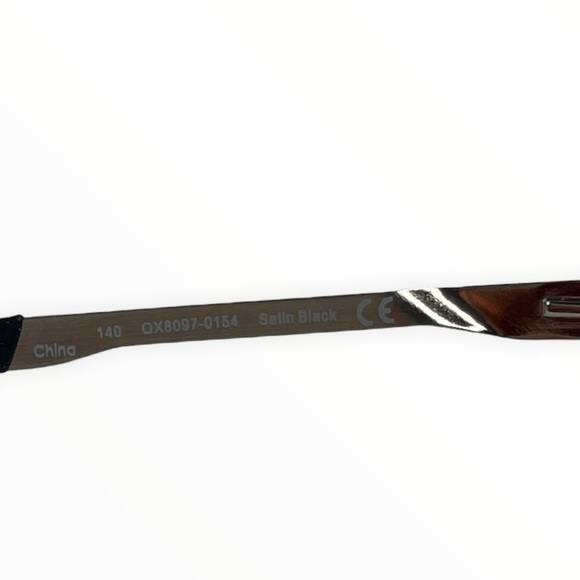 Oakley Men’s Eyeglasses OX8097 Steel Line S Satin Black Rectangular - Picture 6 of 11